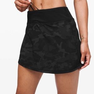 Rare black camo pace rival Lululemon skirt